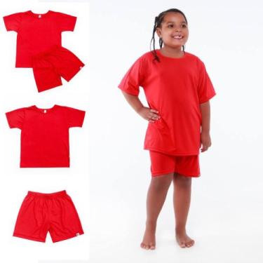 Imagem de Pijama infantil Fifico Modas na cor vermelha, 12