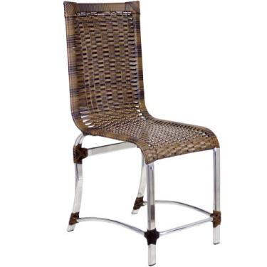 Imagem de Cadeira Haiti em Alumínio Fibra Sintética Para Cozinha, Piscina, e Edí