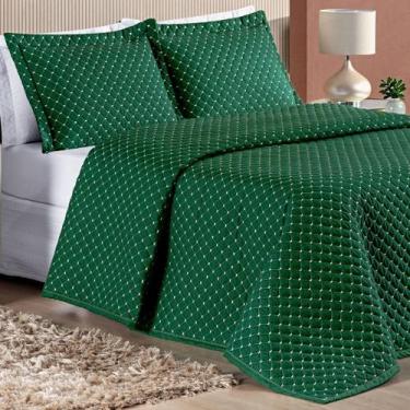 Imagem de Conjunto Cama Casal Queen Size Melody Bordada 200 Fios Extra Macio - R