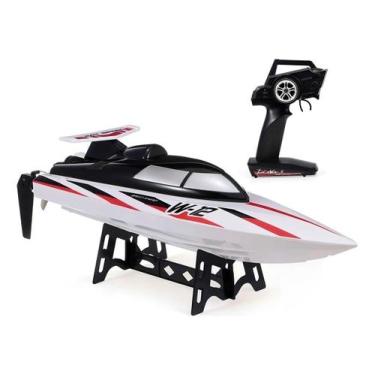 Imagem de Lancha Controle Remoto WlToys Ocean Explorer 35KM 100M UP, Branco