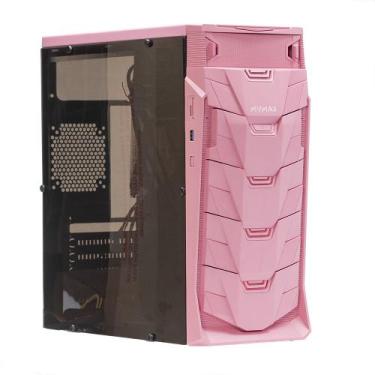 Imagem de Gabinete Gamer USB 3.0 Rosa LED Vermelho - Mymax