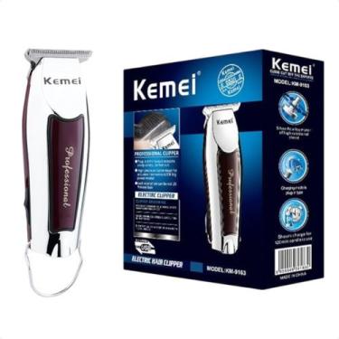 Imagem de Maquina de Acabamento Kemei 9163 Sem Fio Cabelo Barba, Km, 9163