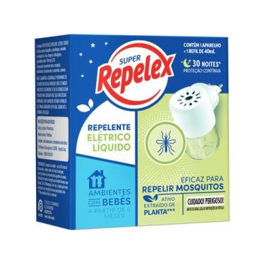 Imagem de Repelente Elétrico Líquido Repelex Super 40ml 30 Noites, Bivolt