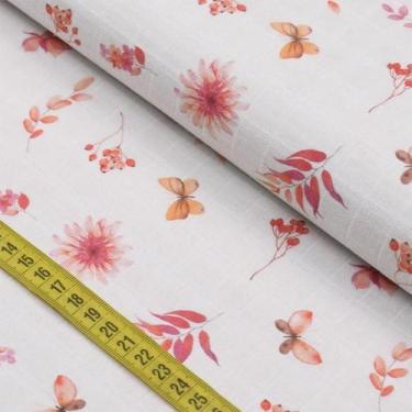 Imagem de Tecido Fralda Estampada - Flores (0,50x0,75) - Ibirapuera Textil