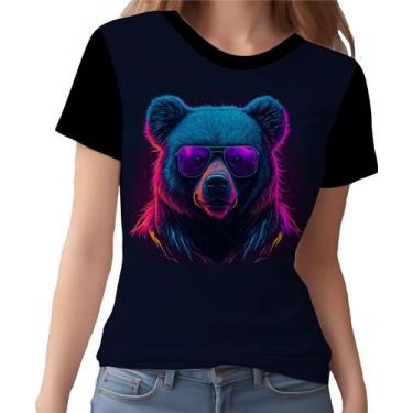 Imagem de Camisa Camiseta Estampada T-shirt Face Urso Neon Moda 2 - Enjoy Shop, 