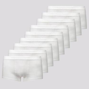 Imagem de Kit 9 Cuecas Sunga Lupo Algodão Branca, P