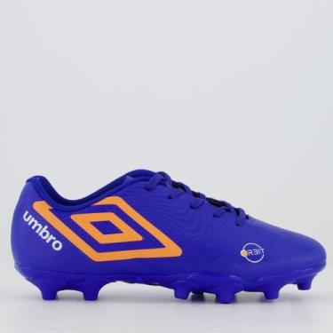 Imagem de Chuteira Umbro Orbit Campo Juvenil Azul, 30