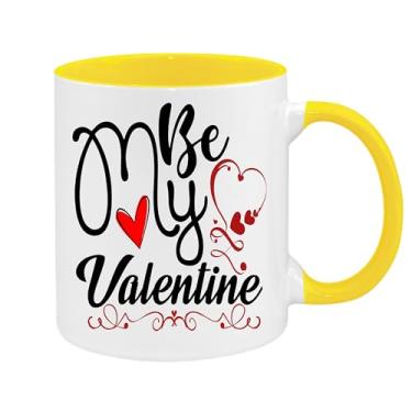 Imagem de SpreadPassion Caneca de café Be My Valentine, presentes para namorado e namorada, ideia de presentes de dia dos namorados, presente para marido e esposa, ideia de presente de aniversário do dia dos