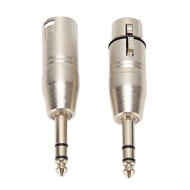 Imagem de Adaptador Trs Xlr, 2 Peças, Conector de Som Estéreo para Misturadores de Microfone, Conversão de áudio de, Design Leve