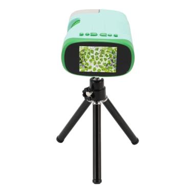 Imagem de Microscópio de Bolso, Zoom 8X 1080P Lupa Portátil Portátil de 2 Polegadas, Mini Microscópio Digital Com Ampliação de 100x a 1000x para Crianças, Brinquedos Científicos Educacionais
