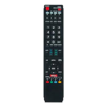 Imagem de Controle remoto de substituição 600154000-579-G adequado para Sharp AQUOS LED TV LC-50LE650