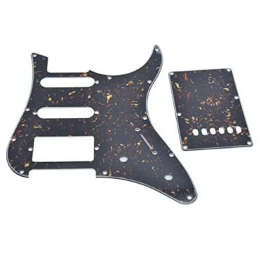 Imagem de Dopro Capa para guitarra HSS Pickguard e Tremolo serve para Yamaha Pacifica Guitar Dark Tortoise