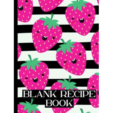 Imagem de Blank Recipe Book, Do It Yourself Cookbook Hardcover: Blank Recipe Journal to Write In, 8.5x11, 127 pages