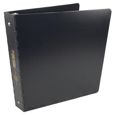 Imagem de Posse Box - Fichário de 2,5 cm RD-27-BV com 3 anéis · Vinil de alumínio preto · 29 cm x 25 cm x 2,5 cm · Organizador de armazenamento