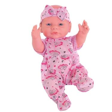 Imagem de Boneca Pepita Com Sons De Bebê Milk Fofa Que Fala 35 cm