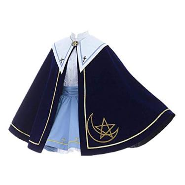Imagem de Grand Duke Fantasia de cosplay de anime para meninas, vestido de festa, saia azul, conjunto completo (fantasia, feminino G)