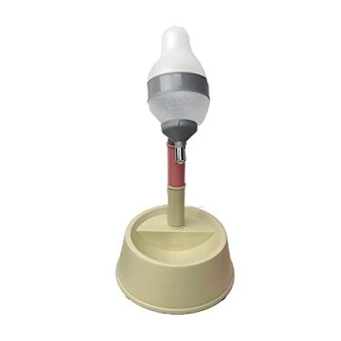 Imagem de Dispensador Automático de água para Animais de Estimação e Tigela de Alimentação para Cães e Gatos - Garrafa de água Vertical para Animais de Estimação 2 Em 1, Ideal para