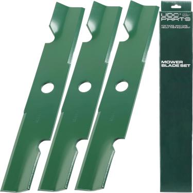 Imagem de UDC Parts Lâminas de cortador de grama 103-6401 para Exmark 103-6401-S 103-6381-S 103-6381 103-6391-S 103-6391 103-6396 103-6396-S Lazer Z Turf Tracer Quest SP Vantage/Alto Lift Mulching / Pacote com