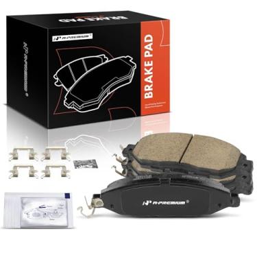 Imagem de A-Premium Conjunto de pastilhas de freio a disco de cerâmica frontal compatível com Nissan Murano 2015-2023, Pathfinder 2013-2020 e Infiniti QX60 2014-2020, JX35 2013-2013, 4 peças