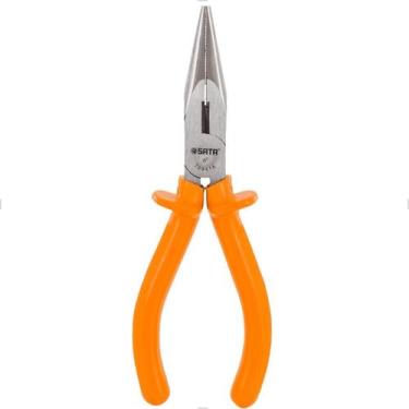 Imagem de Alicate Bico Meia cana Curto Isolado de 6" Profissional ST70041AST Sat