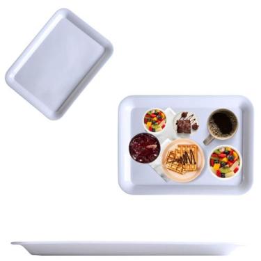 Imagem de Bandeja em Melamina 28x38cm pra Servir Café Restaurantes - Fx