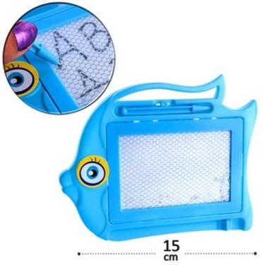 Imagem de Lousa Mágica 12x15 CM Peixe   - 49174 - atk brinquedos