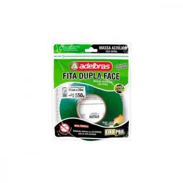 Imagem de Fita Dupla Face Transp.Adelbras 12X20Mt