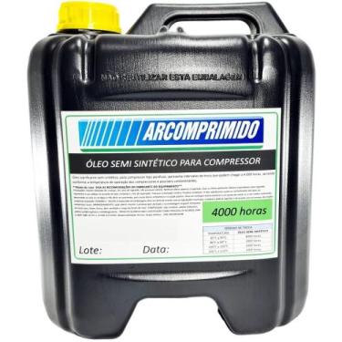 Imagem de Óleo Semi Sintético 4000h Compressor Puma 20L Similar - Arcomprimido B