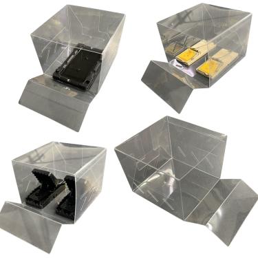 Imagem de Caixa de sucesso com placa de cola FailSafe Snap Trap (pacote com 20) ~ Entre de forma mais eficaz a partir da frente ~ A rampa os coloca em uma posição mais eficaz ~ Capturas falhadas muito menos