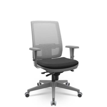 Imagem de Cadeira Brizza Presidente Grafite S/apoio