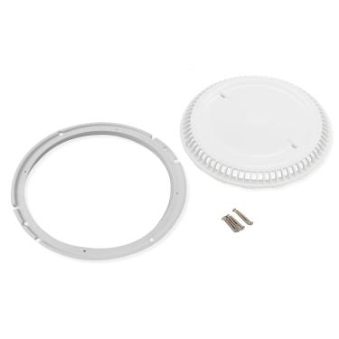 Imagem de Afras Tampa de drenagem antivórtice 28,3 cm - Substituição da grade principal da piscina branca 28 1/8 com anel de montagem 10064AWR