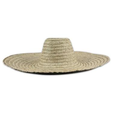 Imagem de Chapéu de Palha Reforçado para Pesca, Praia e Lazer (45x48cm) - Nacion