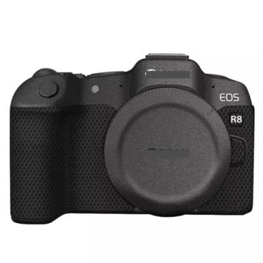Imagem de Película protetora de vinil para câmera mirrorless com textura premium ultrafina para Canon EOS R8 EOSR8 (cinza escuro)