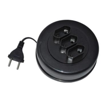 Imagem de Extensão Eletrica Retratil Movél 3 Metros 3 Tomadas