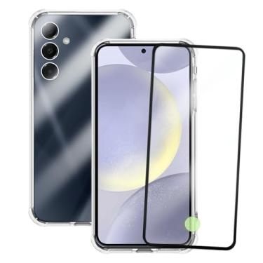 Imagem de Kit Capinha Capa Antiqueda Compatível com Samsung Galaxy S24 + Película de Vidro 3D