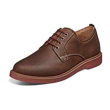 Imagem de Florsheim Sapato Oxford Supacush Plain Toe para meninos - Criança pequena e criança grande, Cavalo louco marrom, 12.5 Big Kid