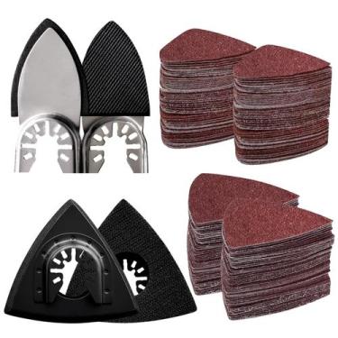 Imagem de Kit de Lixadeiras Towbluii (104 Peças) para Ferramenta Oscilante