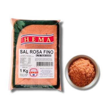 Imagem de Sal Rosa Fino do Himalaia - Hema - Pcte 1 Kg