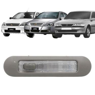 Imagem de Lanterna Teto Leitura GM Corsa Astra Vectra Meriva Omega Com Botão - D