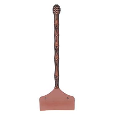 Imagem de Raspador de água para bandeja de chá GRCFUMO, escova de limpeza de bandeja de chá de silicone com alça de liga, escova de limpeza para cerimônia de chá, vassoura de limpeza de (Brown)