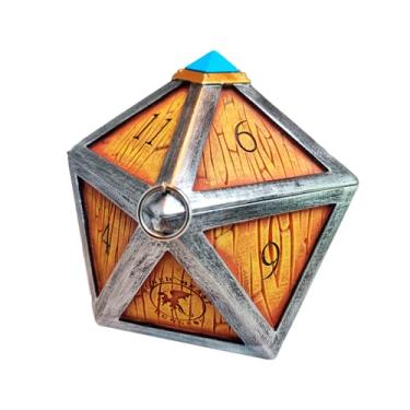 Imagem de POWER BEAST Dungeon Giant Caixa de armazenamento de dados no peito de dados, estojo de cofre titular, Dungeons and Dragons, D&D, Dungeon Master, Mimic Chest, DND, Dice Jail. Comporta 9 conjuntos de