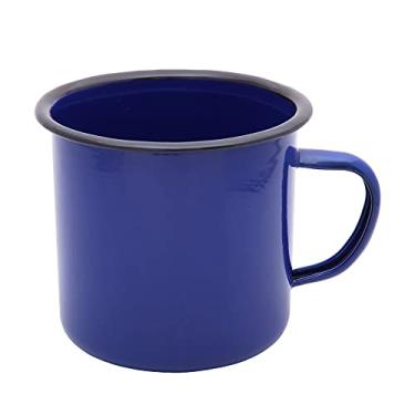 Imagem de Mimo Style Caneca Esmaltada 90ml Cor Azul - Produzida em Ferro Esmaltado; Sirva Chá, Chocolate Quente, Leite, Café e Outras Bebidas Com Todo Charme; Resistente, Durável; Produto Ideal P/ Dia a Dia
