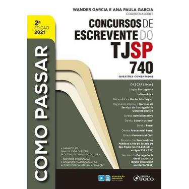 Imagem de Livro - COMO PASSAR EM CONCURSOS DE ESCREVENTE DO TJ / SP - 740 QUESTÕ