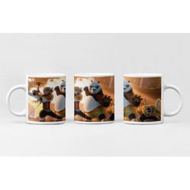 Imagem de Caneca de Porcelana Desenho Kung Fu Personalizada Md47 - Like Geek