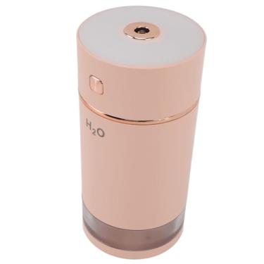 Imagem de Mini umidificador de névoa fria de ultrassom pequeno de 240 ml com luz noturna colorida para casa, carro, mesa, escritório, sala de estudo ()