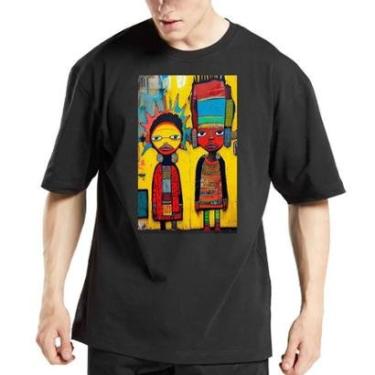 Imagem de Camiseta Masculina Oversized Algodão Streetwear Fitness Academia-Masculino