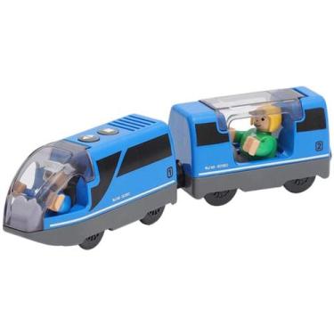 Imagem de Trem Elétrico de Brinquedo Magnético - Locomotiva Compatível com Pista