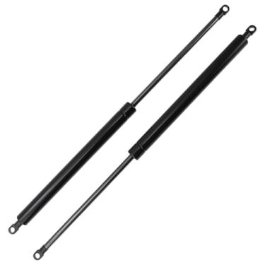 Imagem de Motoforti Amortecedores a gás de 500 mm/19,69" Molas a gás 800N preto aço carbono 2 peças RV caixa de ferramentas tampa caixa de armazenamento capa de porta de armário