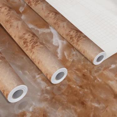 Imagem de Kit 3 Papel Parede Pedra Marmore Profundo Lavavel 15M - Open Star