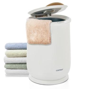 Imagem de Aquecedor de Toalhas COSTWAY 21L - Grande Capacidade com Tampa Giratór